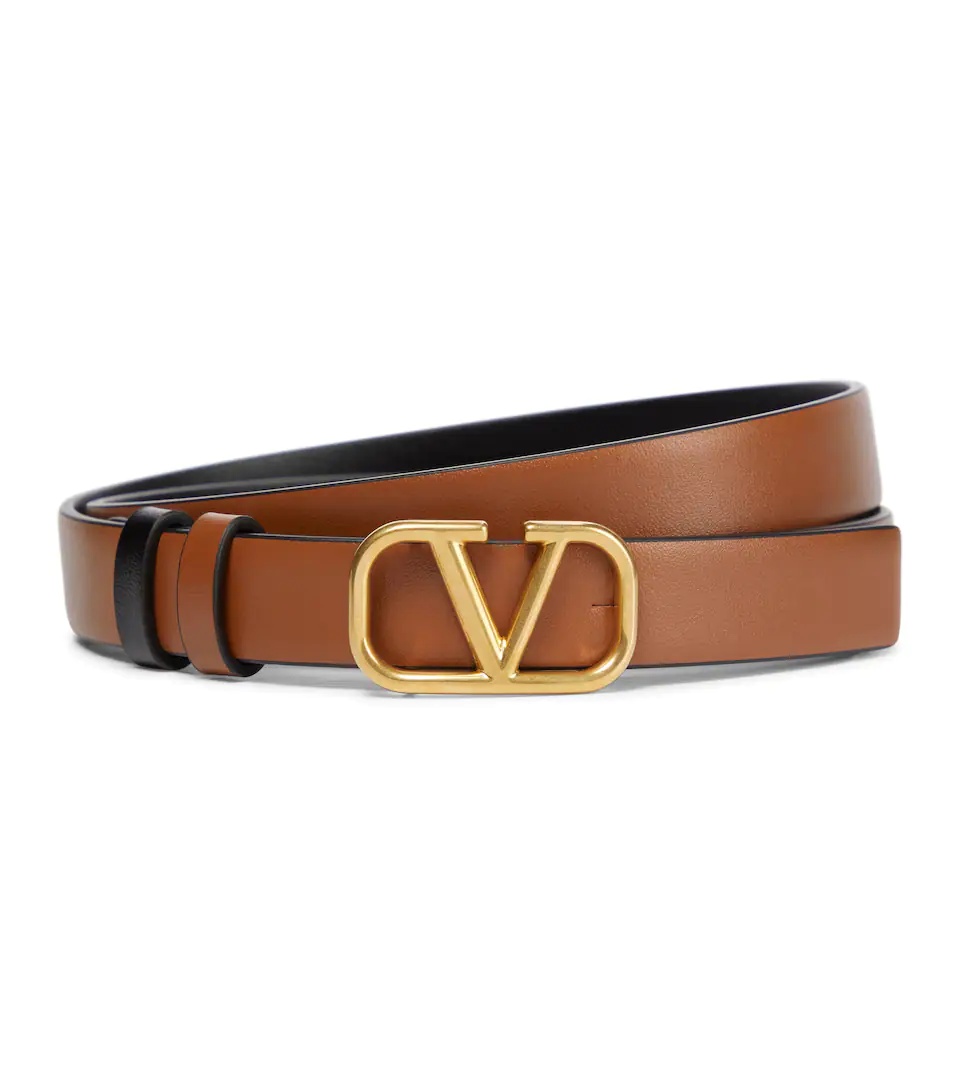 VLogo Signature 20 reversible leather belt - 1