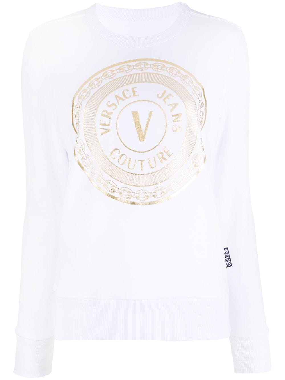 logo print sweatshirt - 1