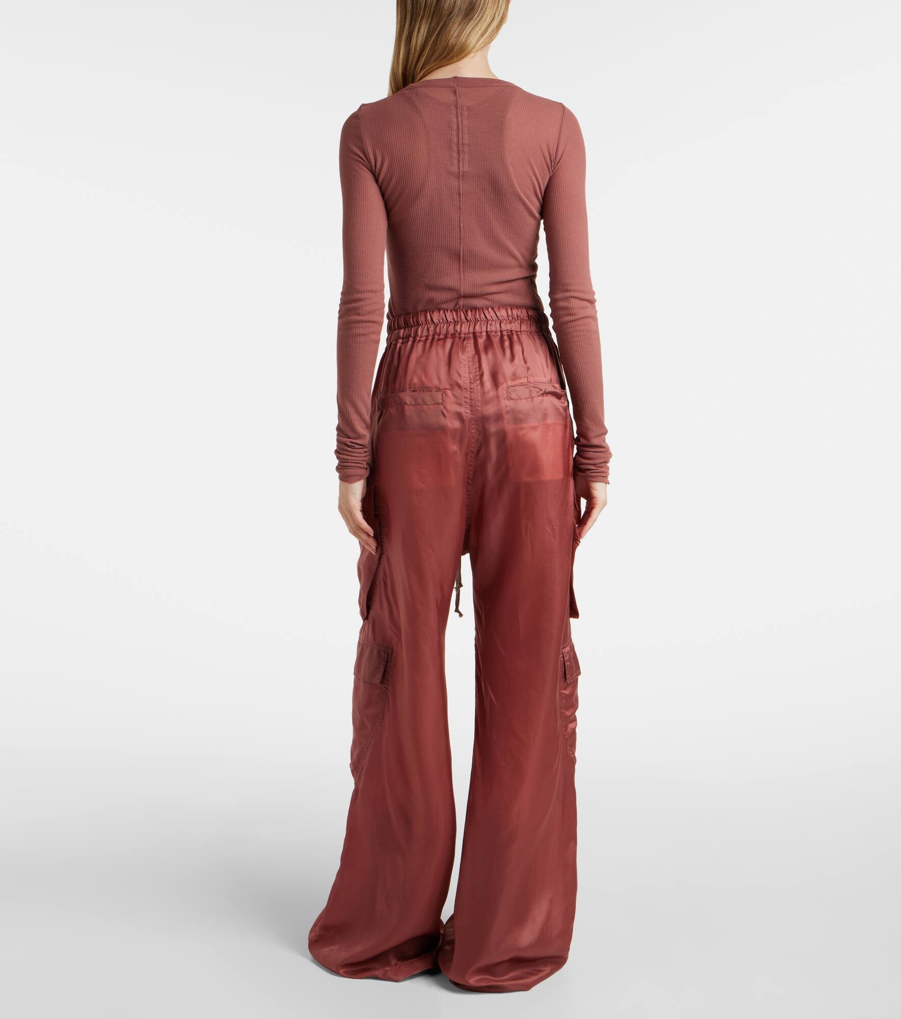 High-rise cargo pants - 3