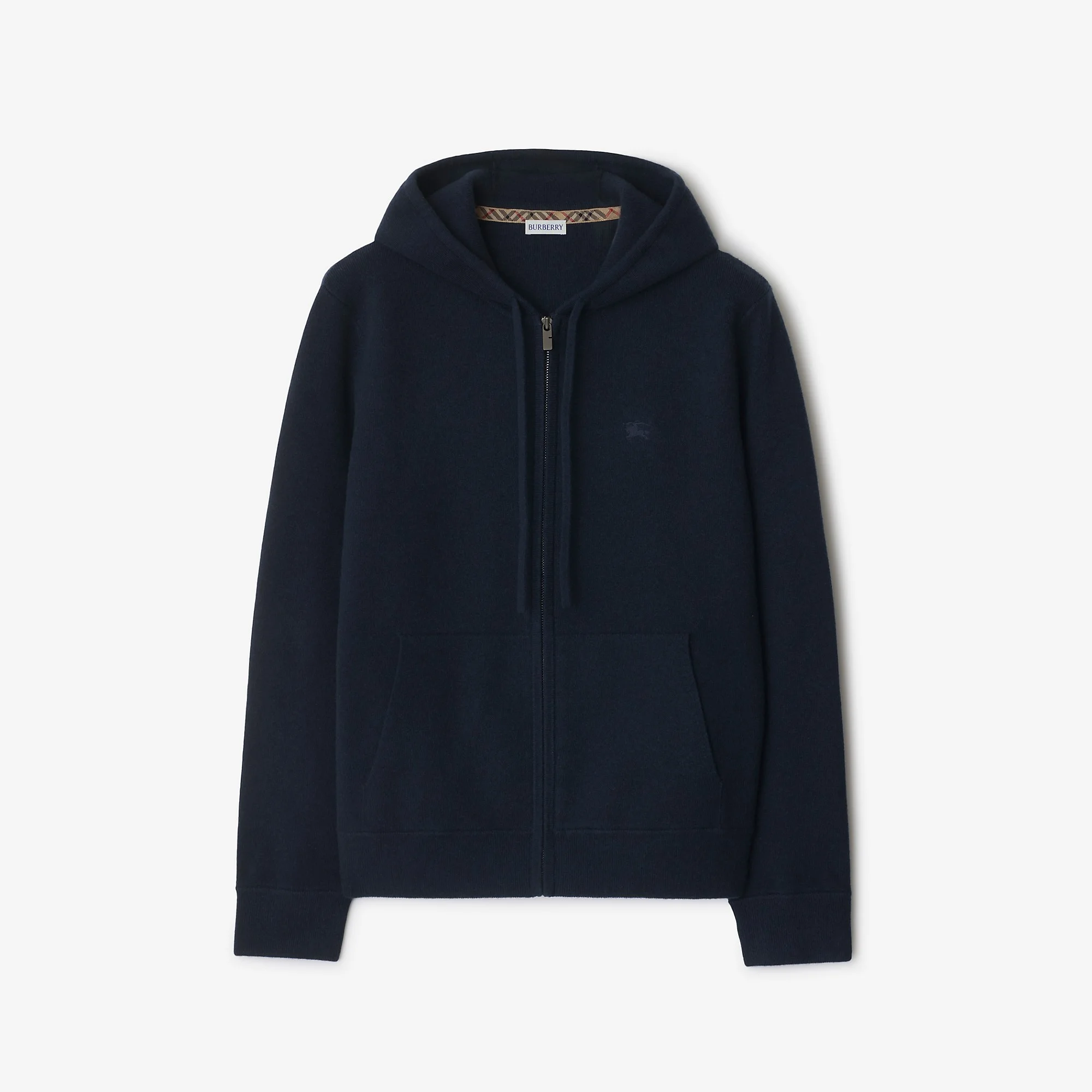 Cashmere Blend Zip Hoodie - 1