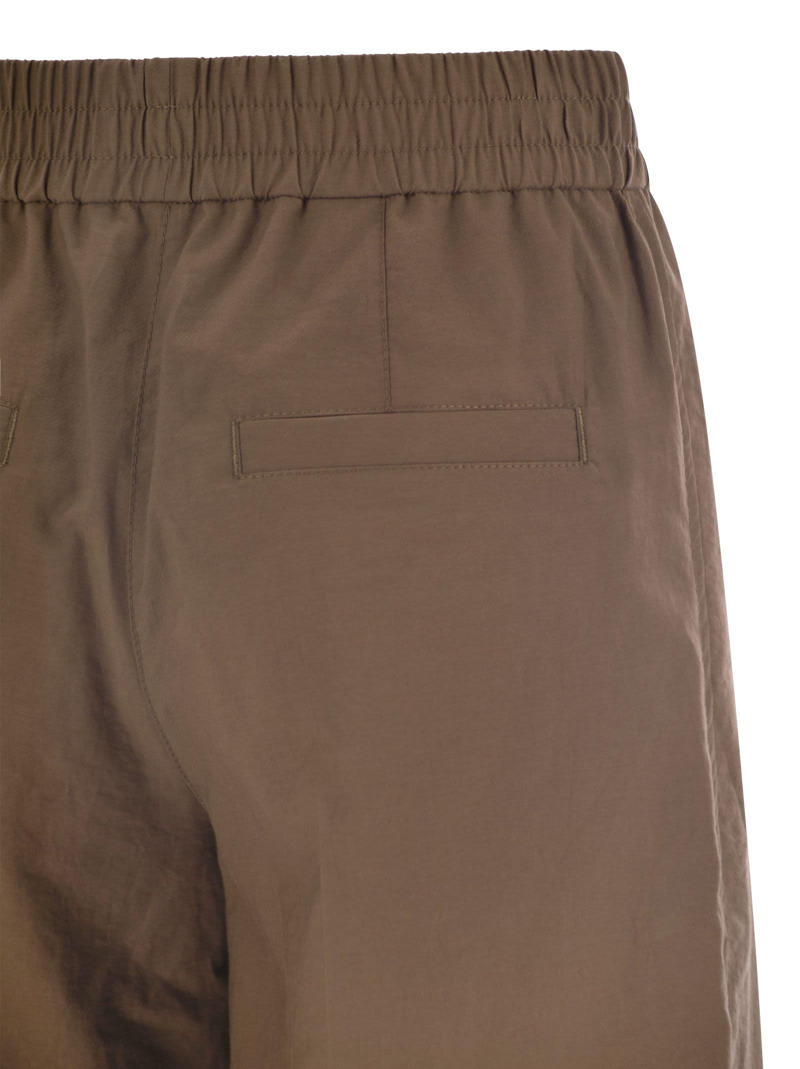 Brunello Cucinelli Women Loose Fit Cotton Trousers - 4