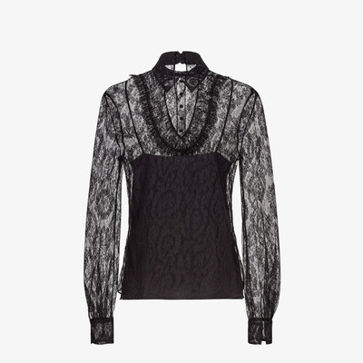 FENDI Black lace shirt outlook