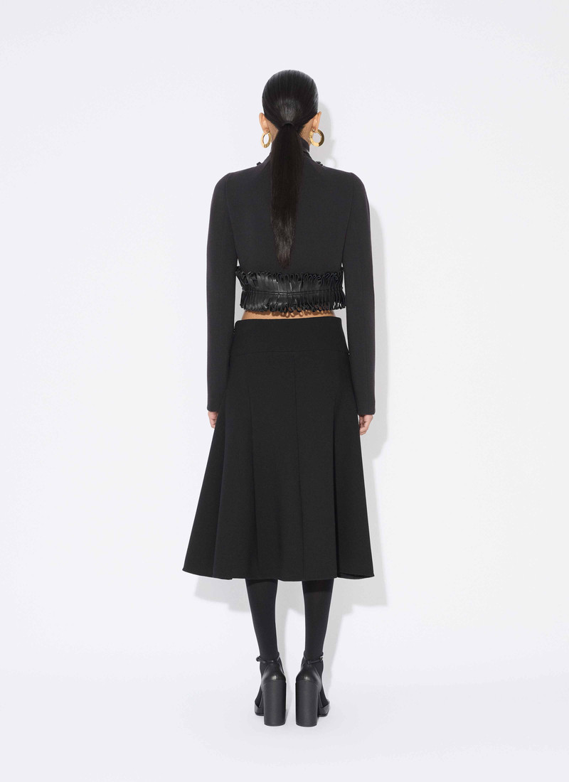 Alaïa WOOL TRIMMED JACKET outlook