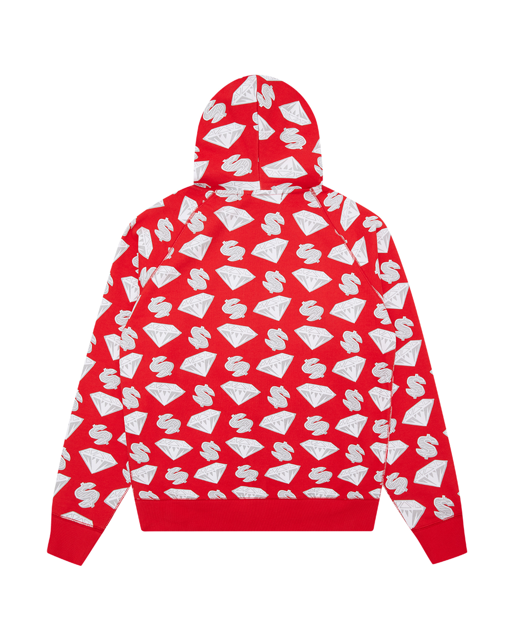 DIAMONDS & DOLLARS ZIP-THROUGH HOOD - 2