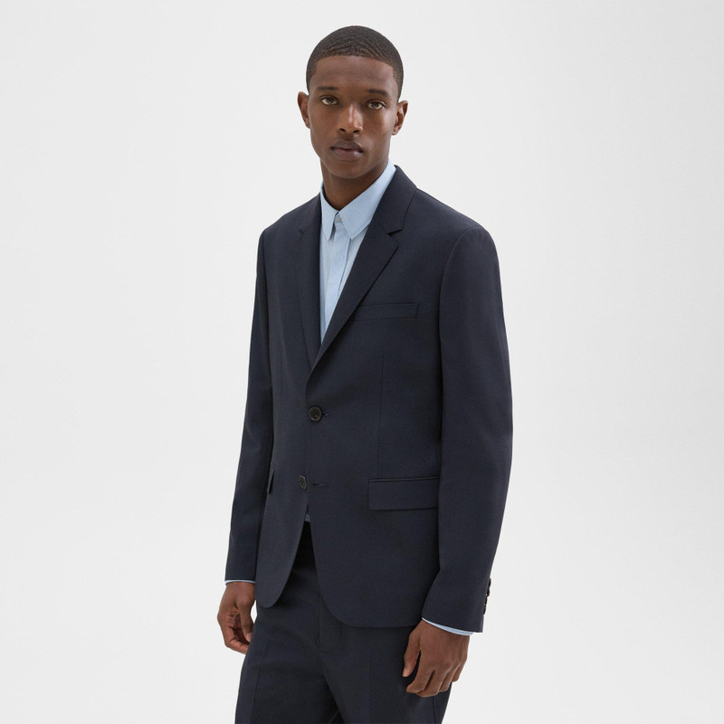 Virgin Wool Two-Button Blazer 3