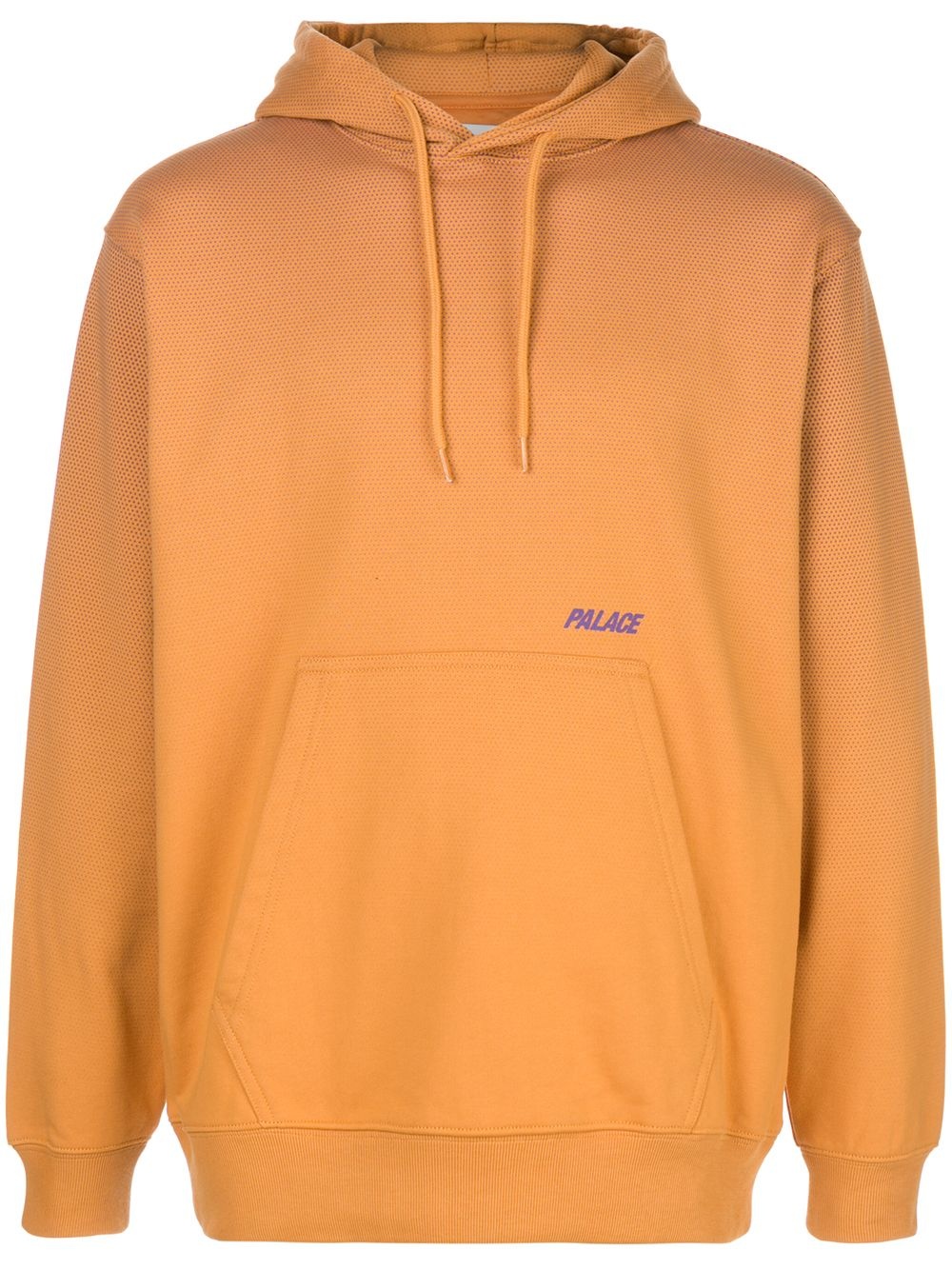 logo drawstring hoodie - 1