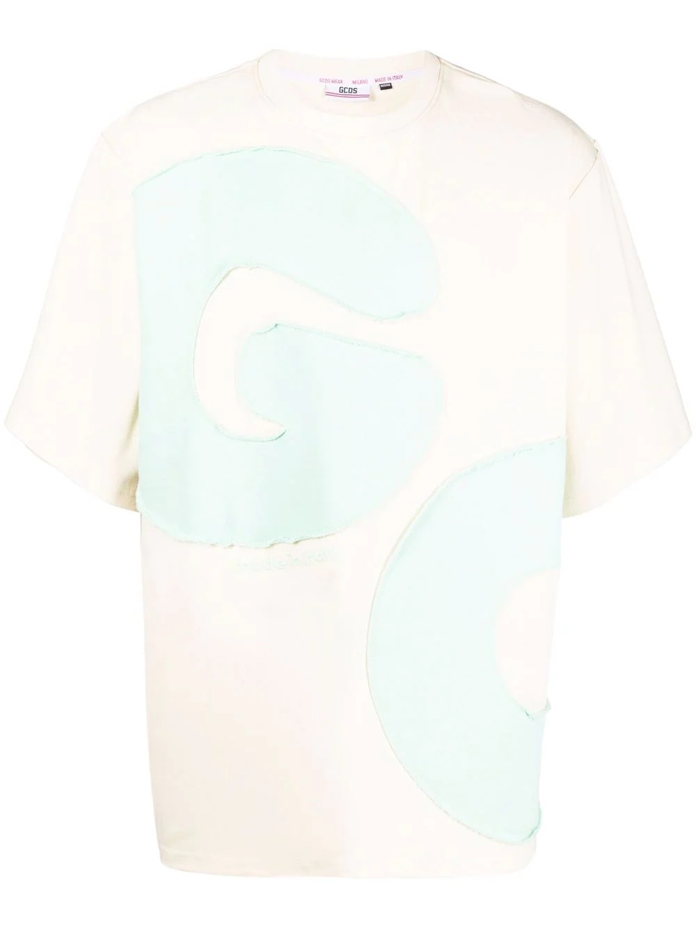 logo-appliqué short-sleeved T-shirt - 1