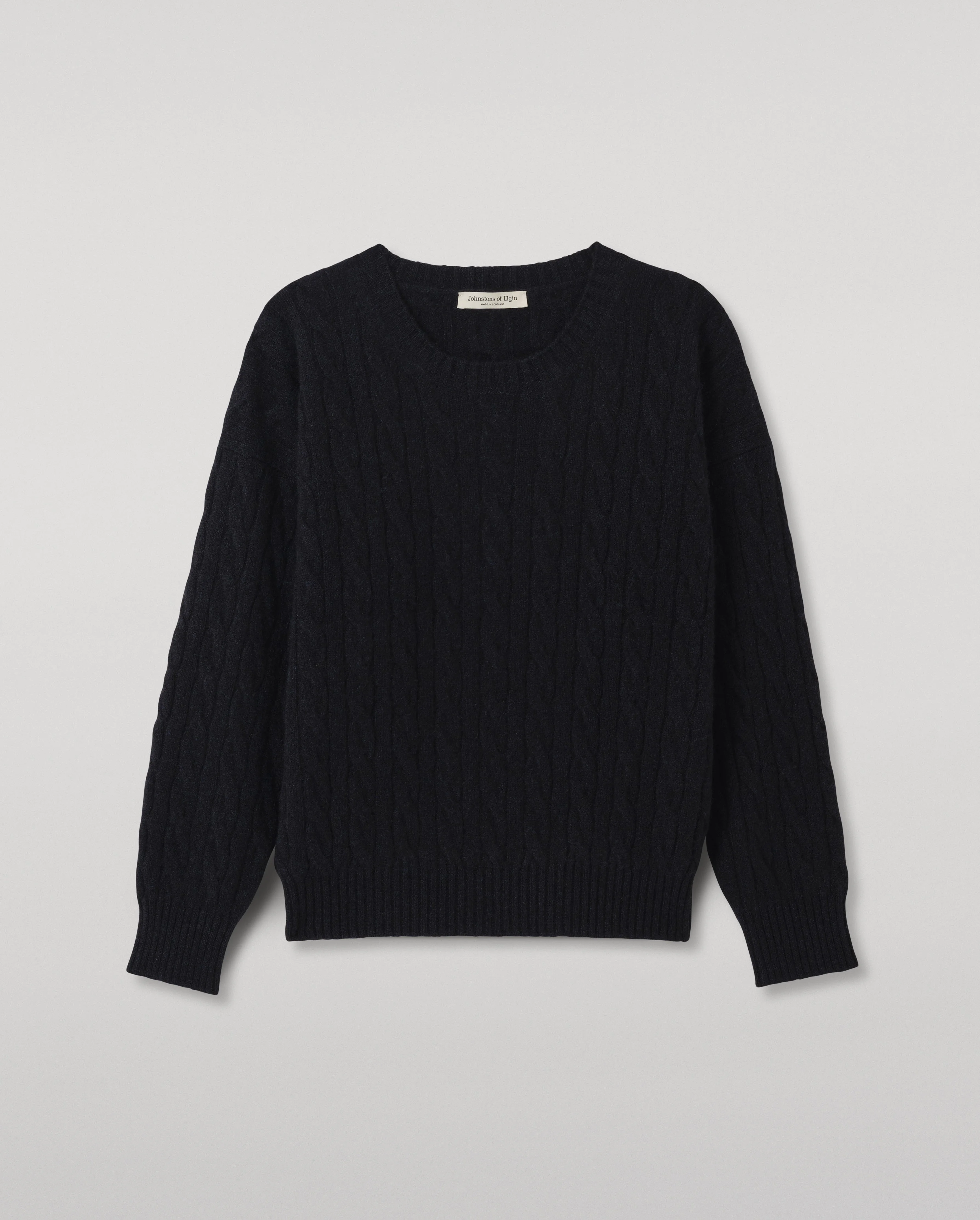 Kylesku Dark Blue Cashmere Jumper - 1