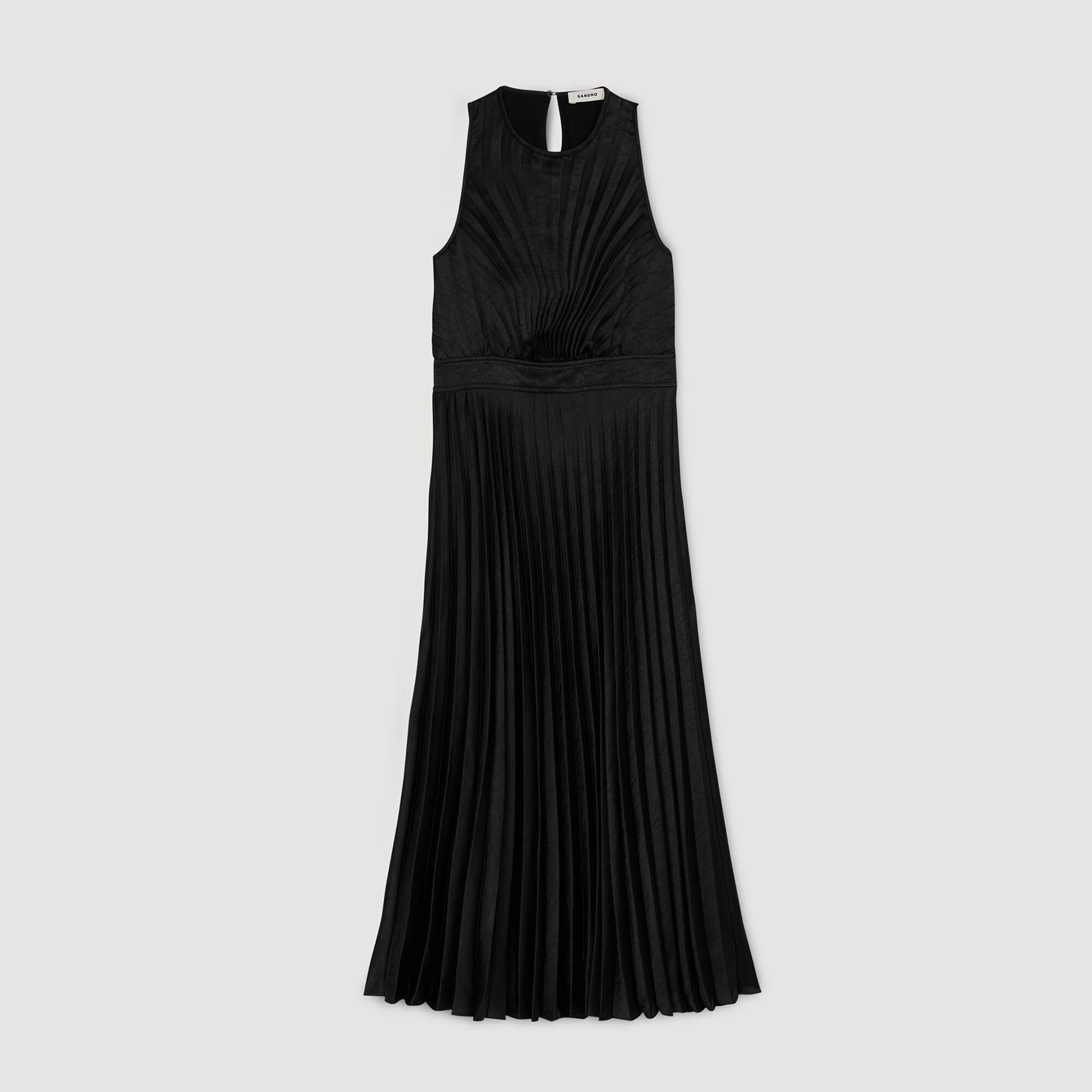 PLEATED MAXI DRESS - 1