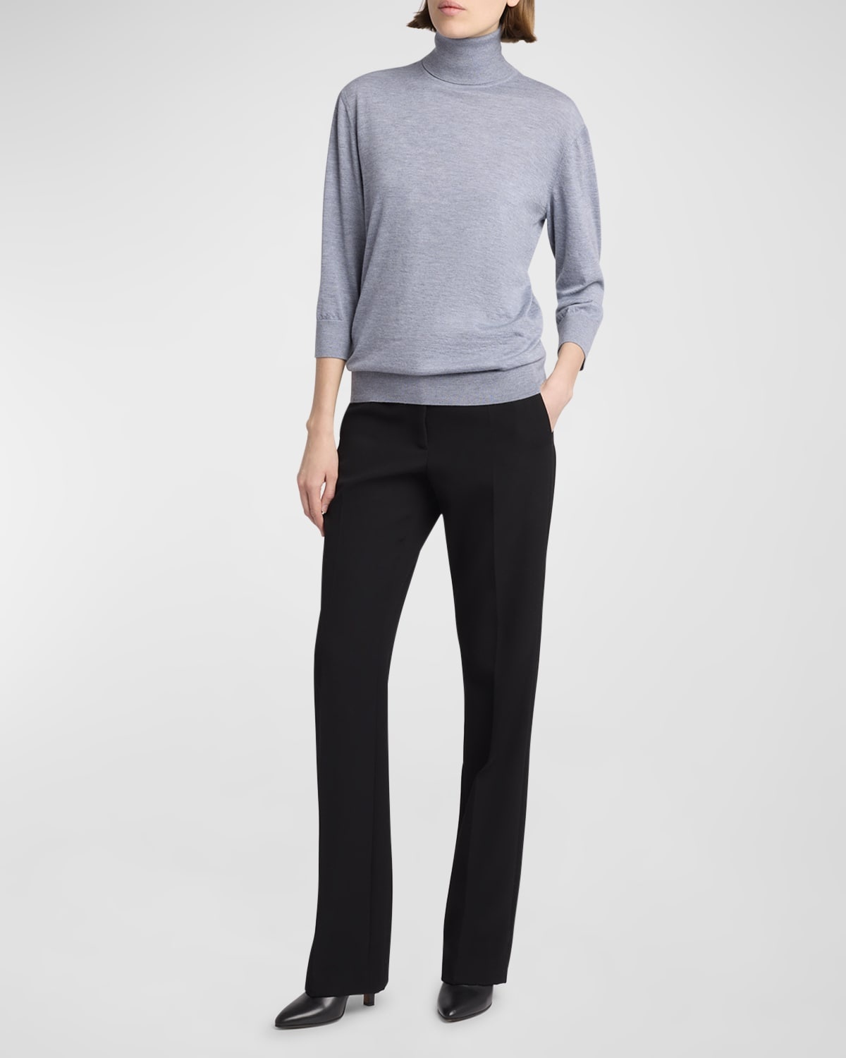 Hevos Cashmere Turtleneck Top - 3