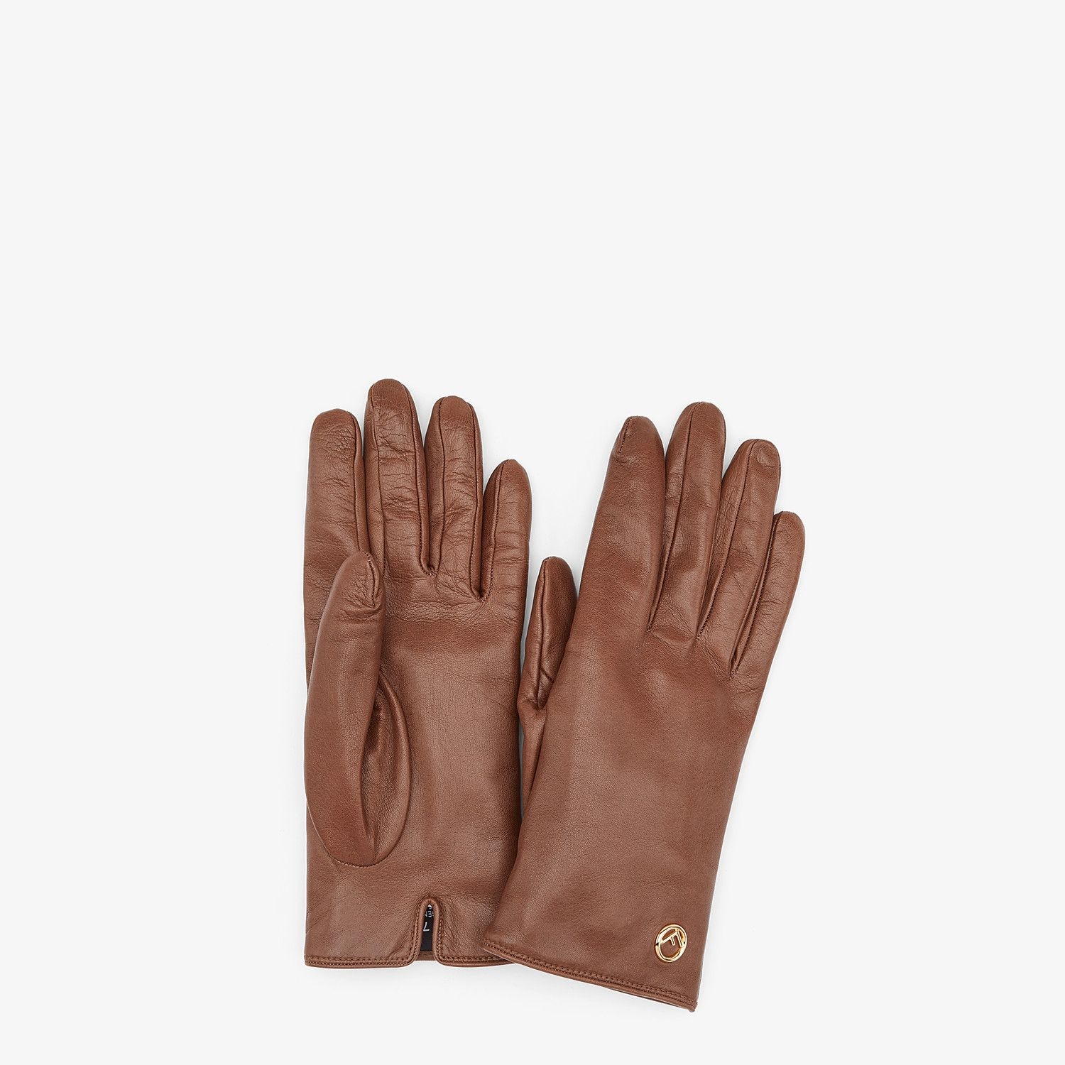 Gloves in brown nappa leather - 1