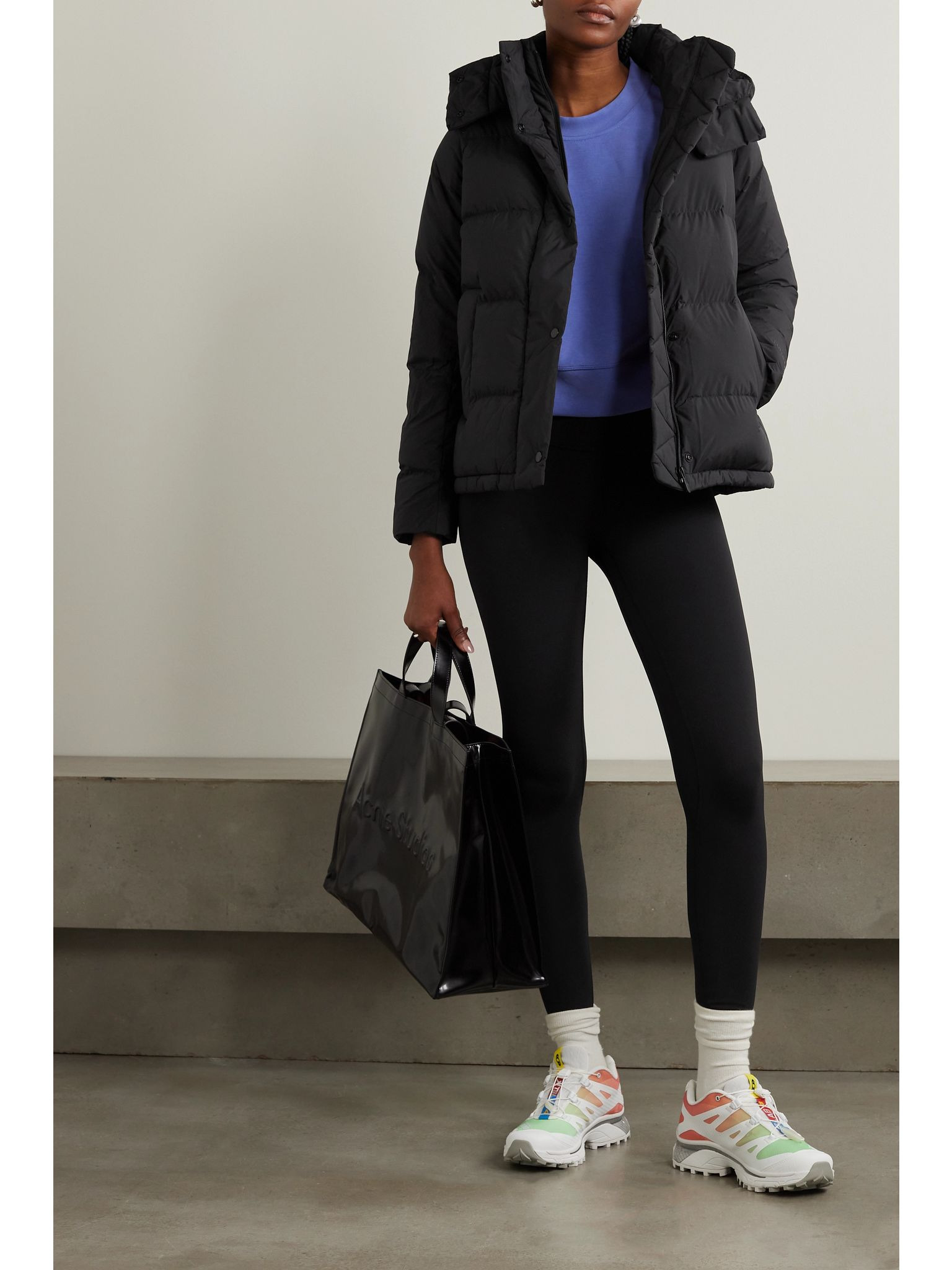 Wunder Puff hooded quilted Glyde™ down jacket Black - 2