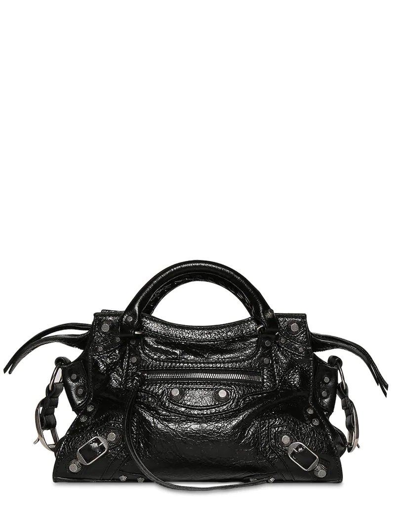 XS NEO CAGOLE LEATHER SHOULDER BAG - 1