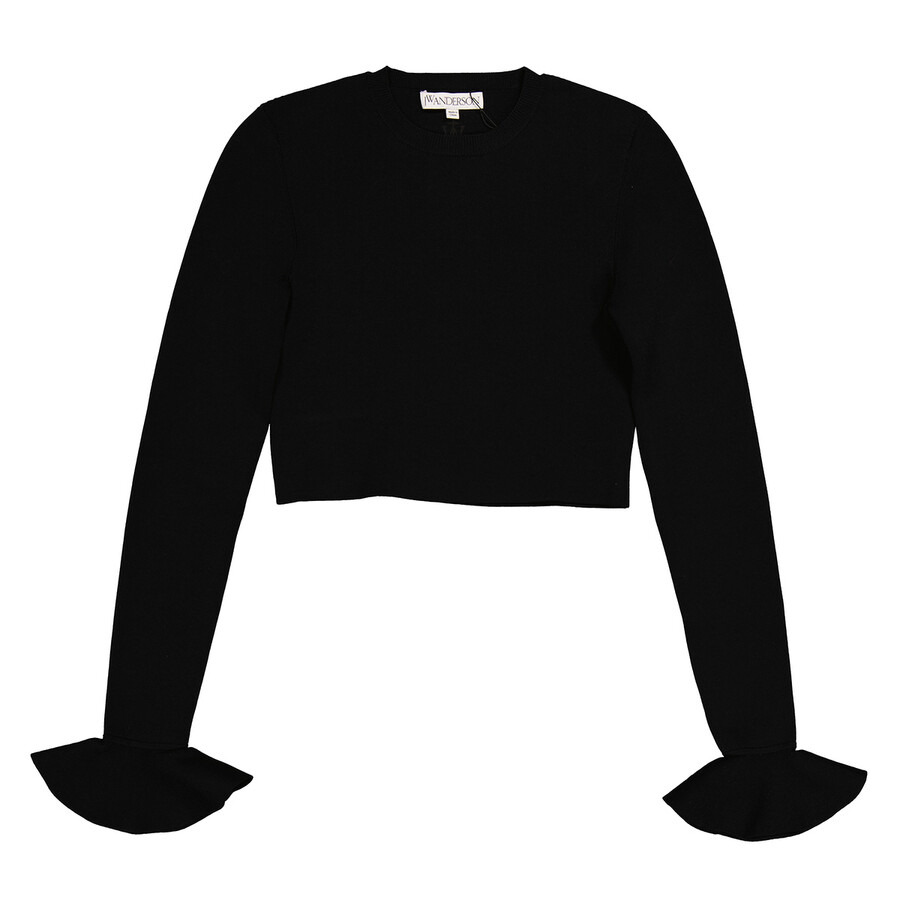 JW Anderson Cropped Ruffled Cuff Top - 5