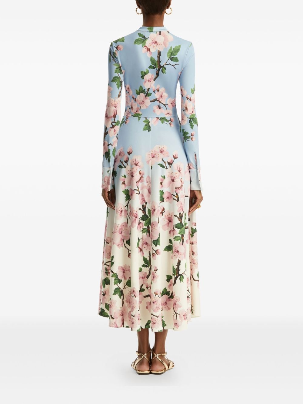 Cherry Blossom ombré dress - 4
