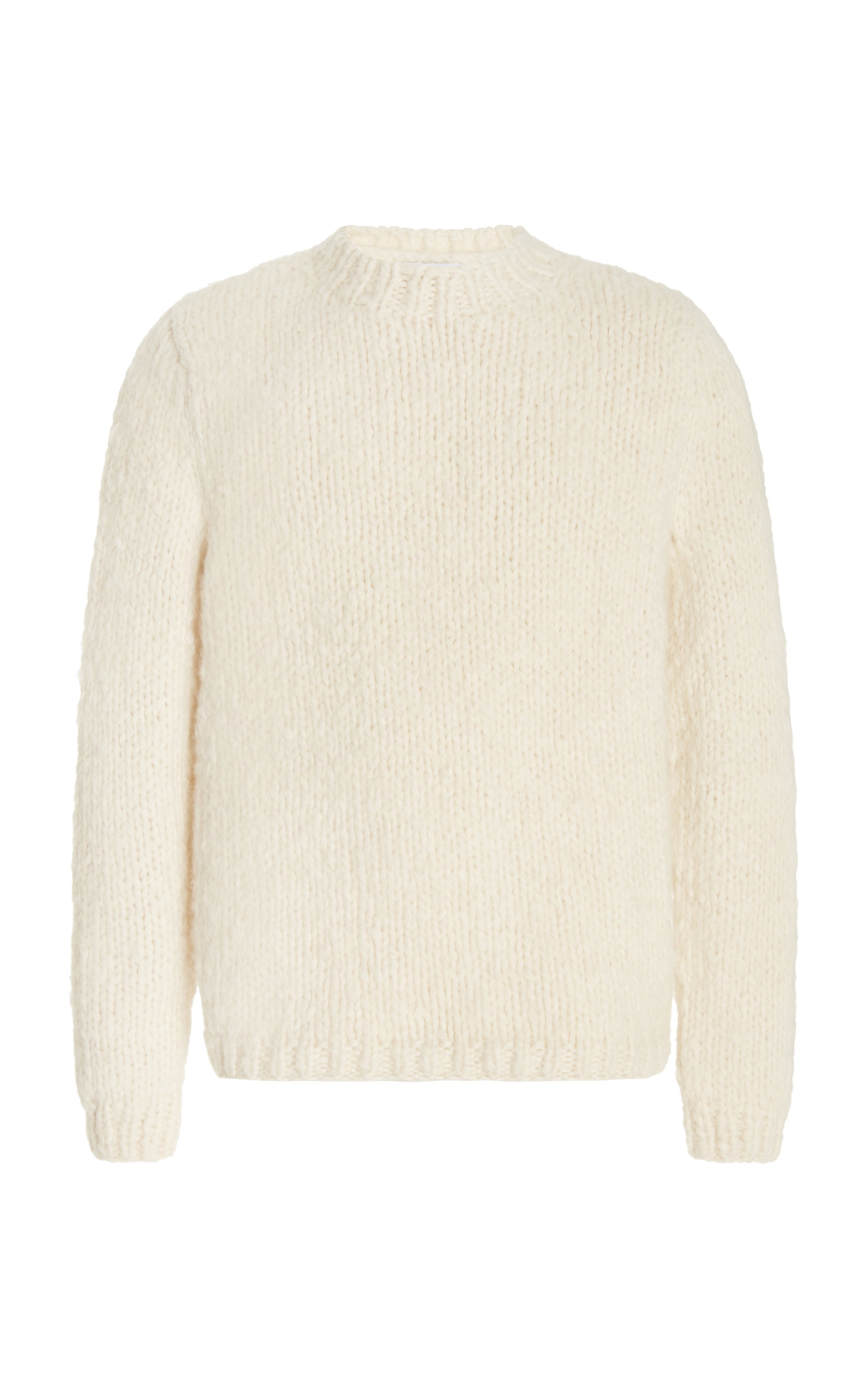 Lawrence Knit Sweater in Ivory Welfat Cashmere - 1