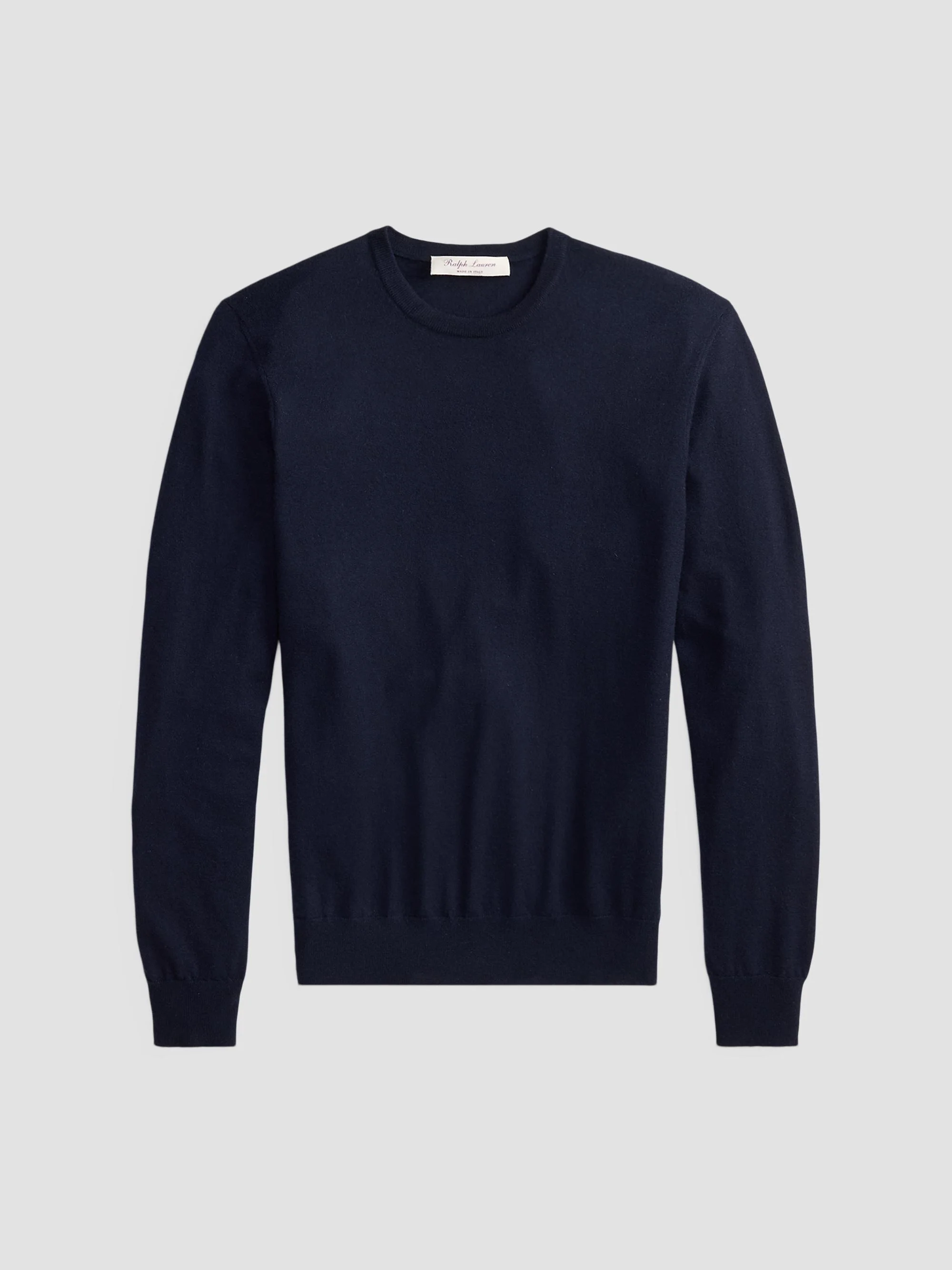 Men's Cashmere Crewneck Sweater - Classic Chairman Navy - 1