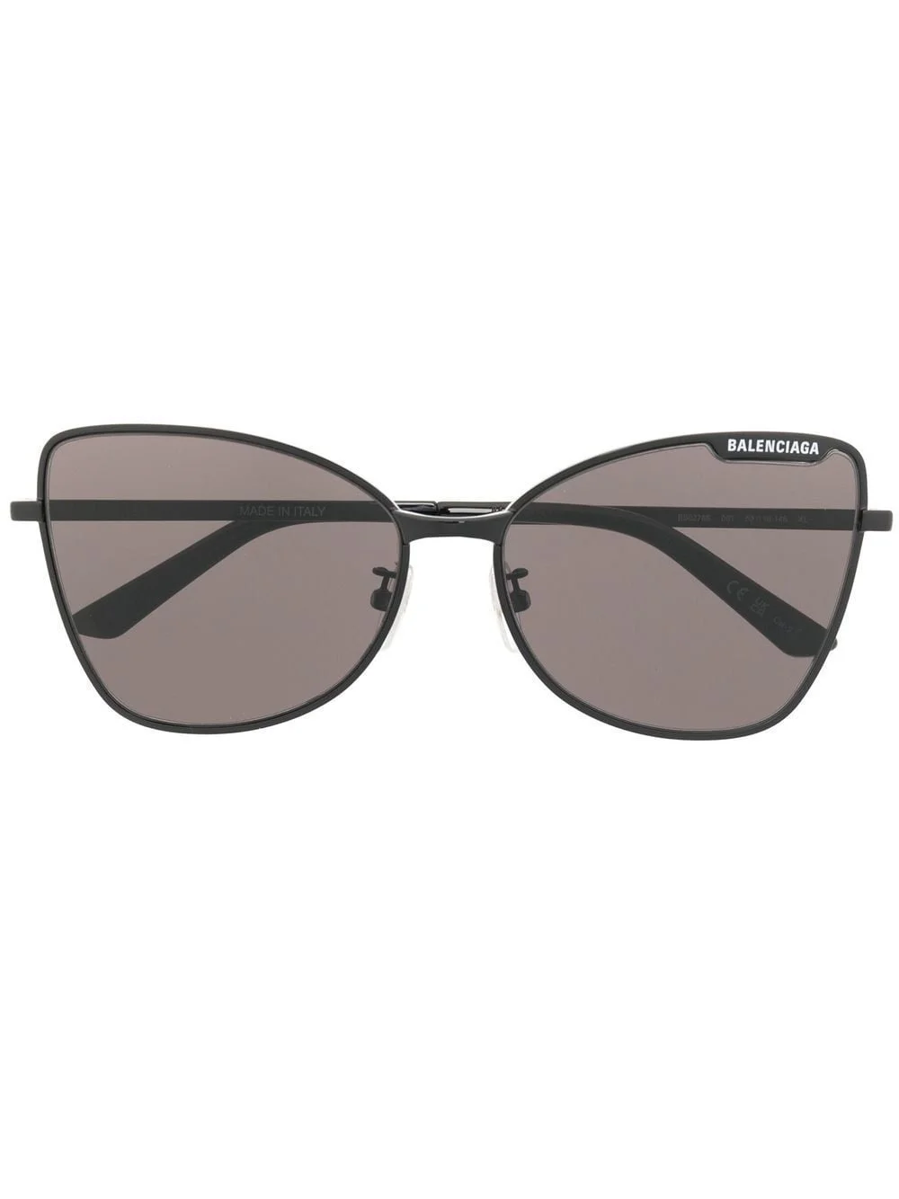 logo-plaque butterfly sunglasses - 1