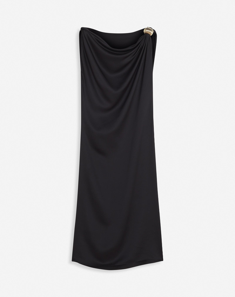 ARPGE RING DRAPED 실크 드레스 - 1