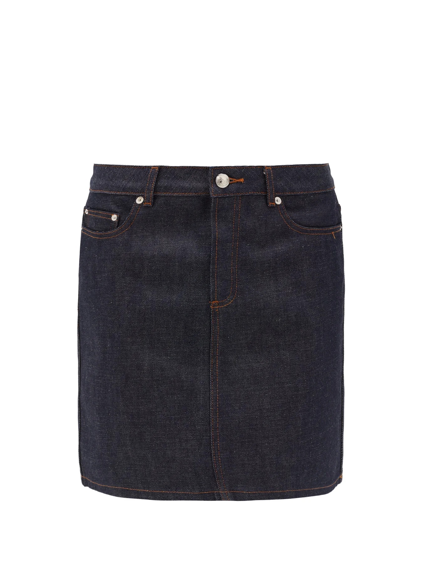 Jupe Standard raw-denim mini skirt - 1