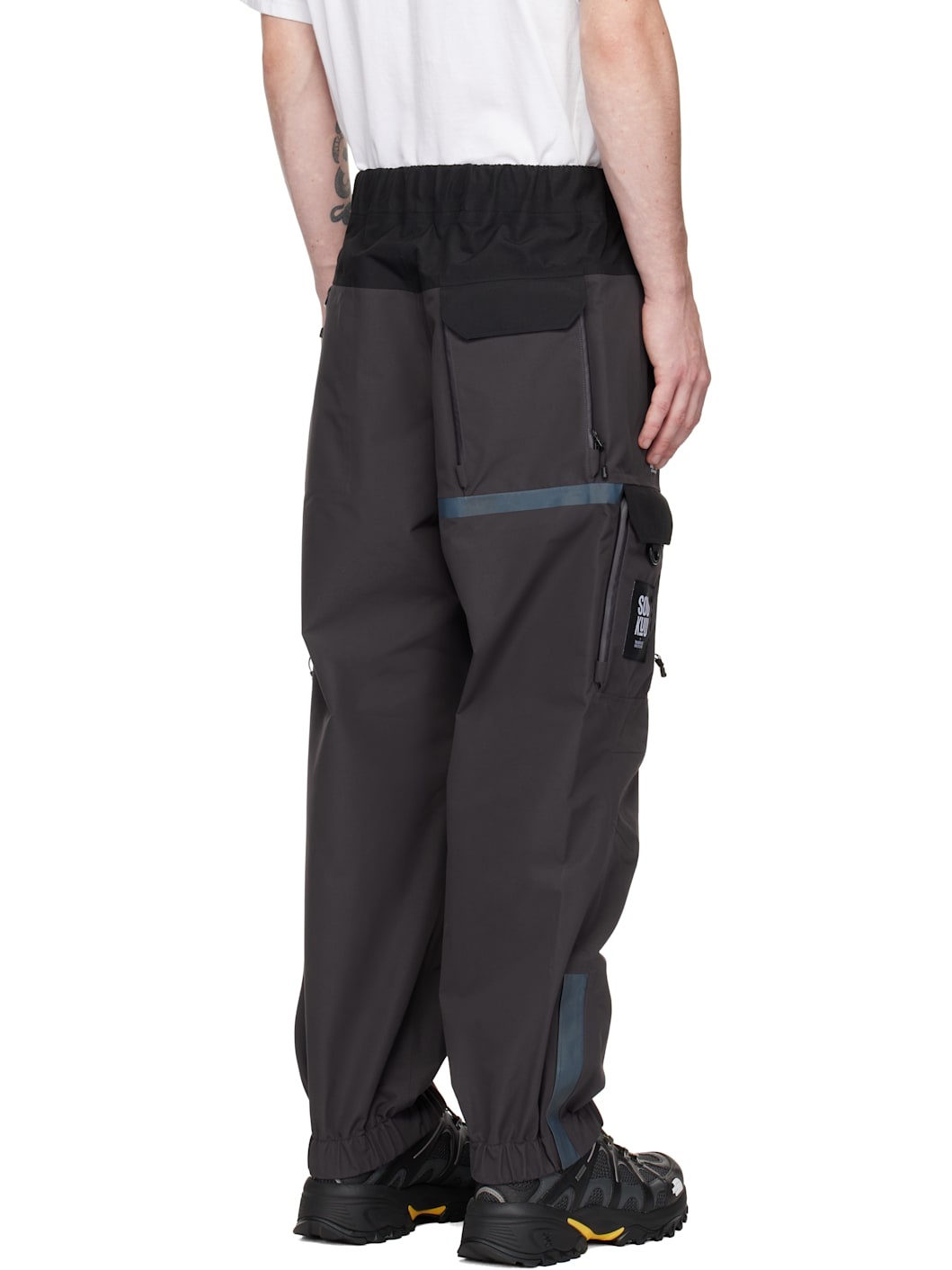 Black & Gray The North Face Edition Hike Utility Shell Cargo Pants - 3
