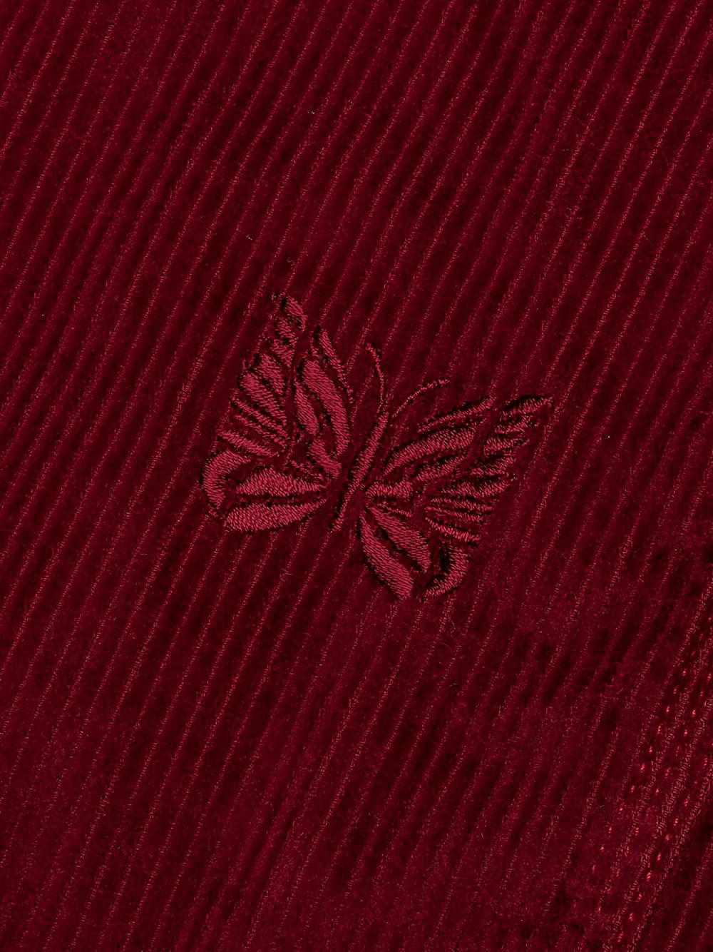 x Smith's butterfly-embroidered corduroy trousers - 4