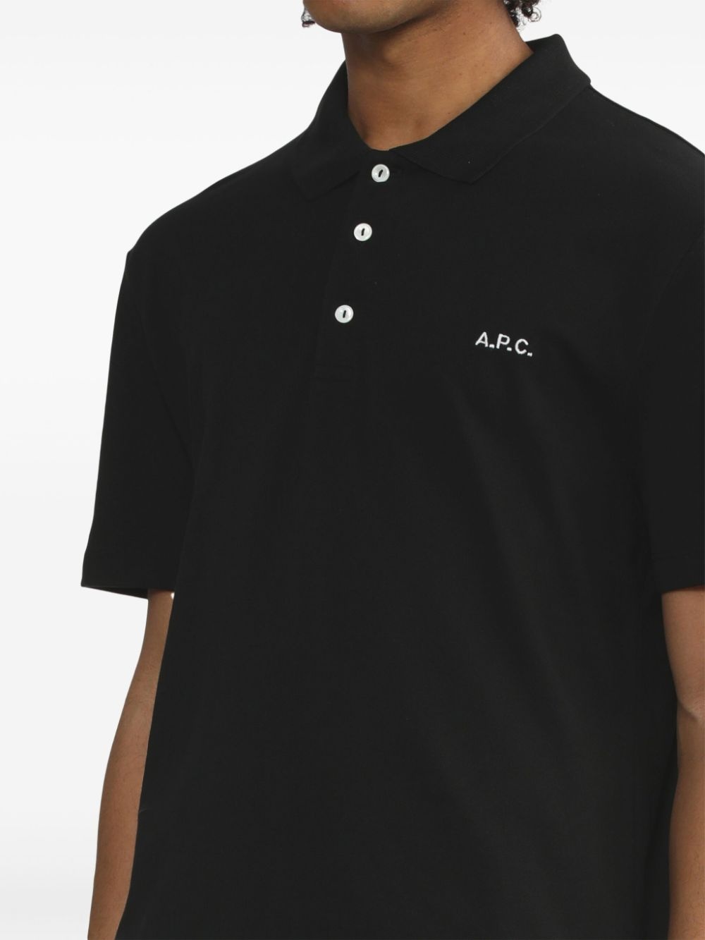 logo-embroidered polo shirt - 5