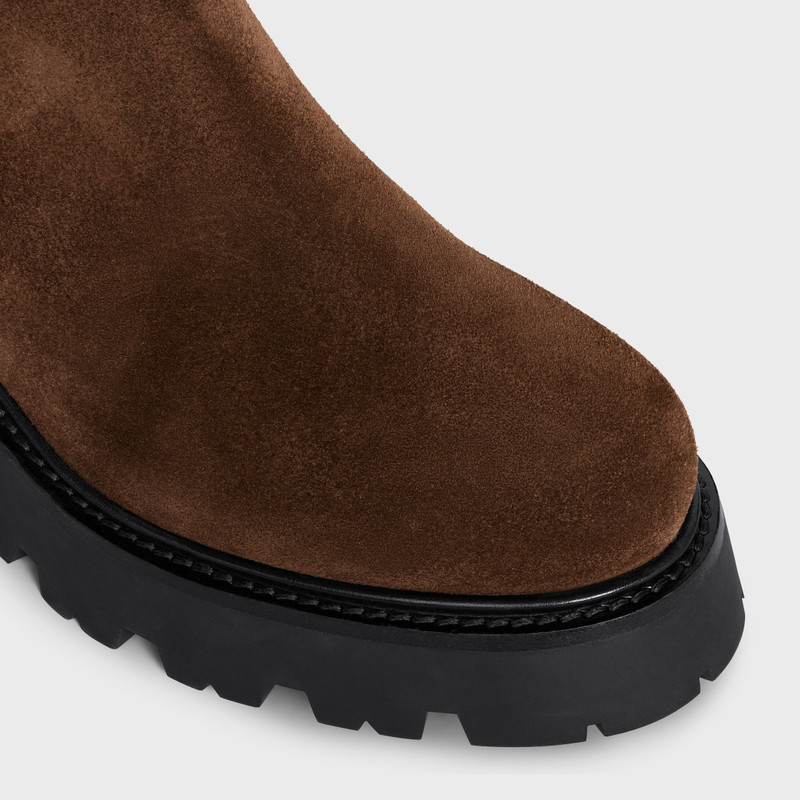 CELINE TRIOMPHE RANGERS CHELSEA BOOT in Suede Calfskin 4