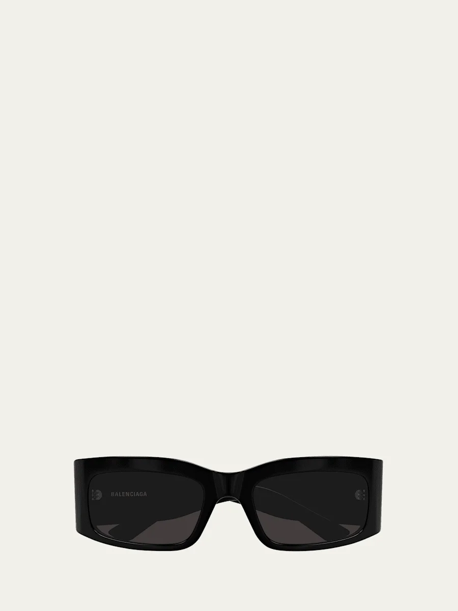 Men's Nylon and Acetate Rectangle Sunglasses - 1