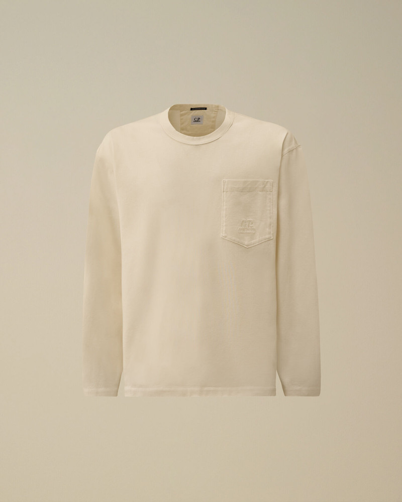 Mercerized 30/2 Jersey Twisted Long Sleeve T-Shirt 1