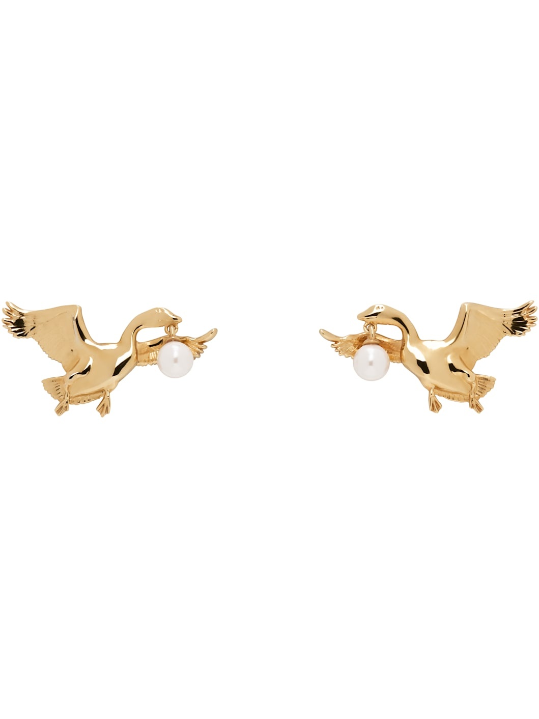 【関税込み】Moschino ゴールド Archive  ピアス Moschino Gold Archive Teddy Bear Clip-On Earrings In 0606
