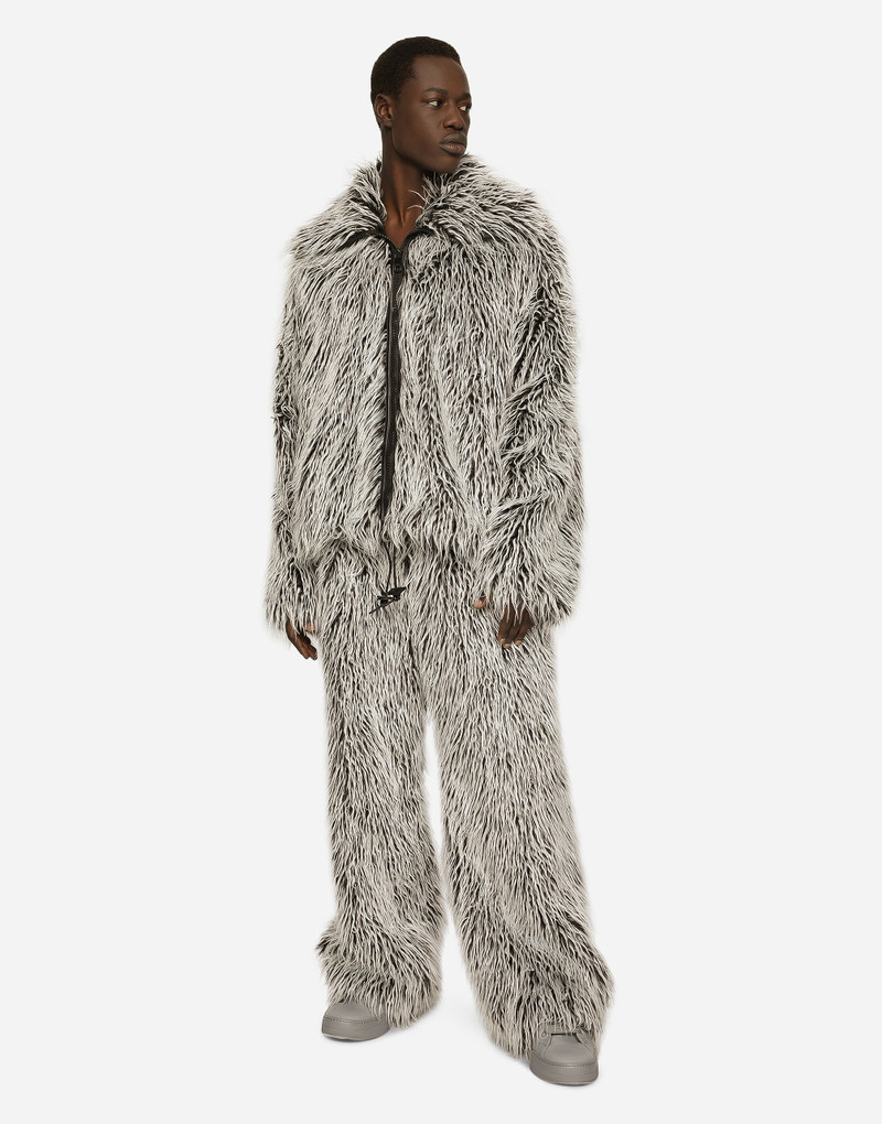 Dolce & Gabbana Faux fur jogging pants outlook