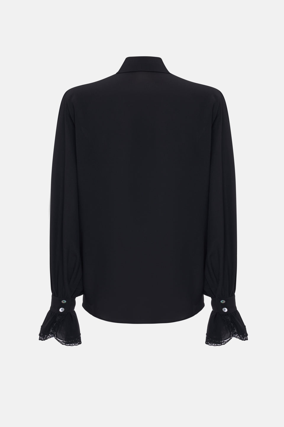 SILK BLOUSE WITH JABOT - 2
