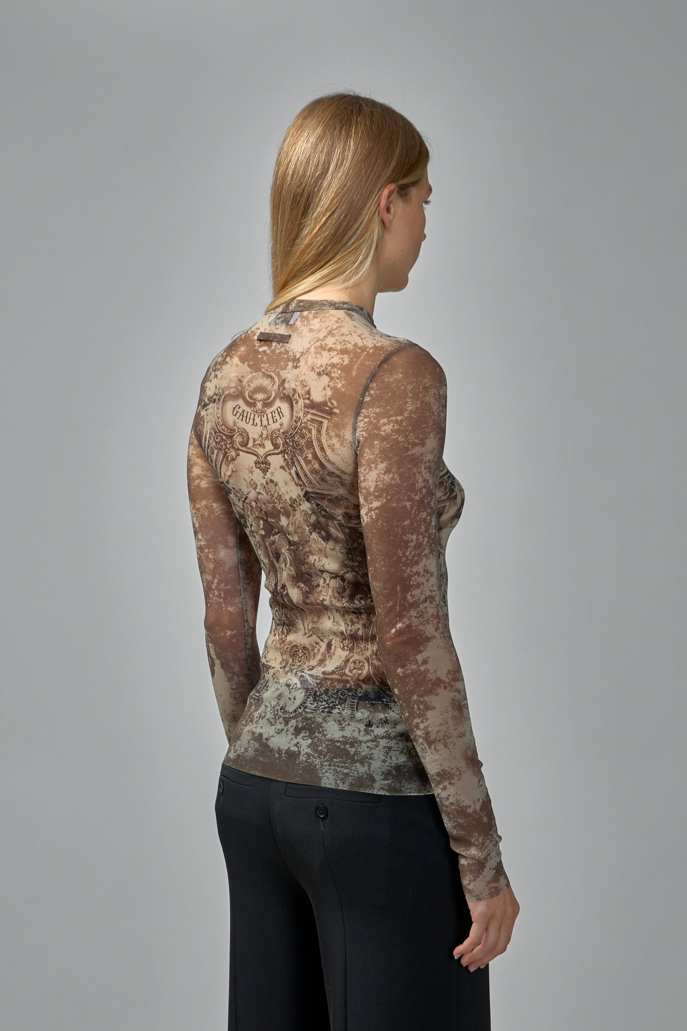 Médaillon Mesh Long Sleeve Top - 4