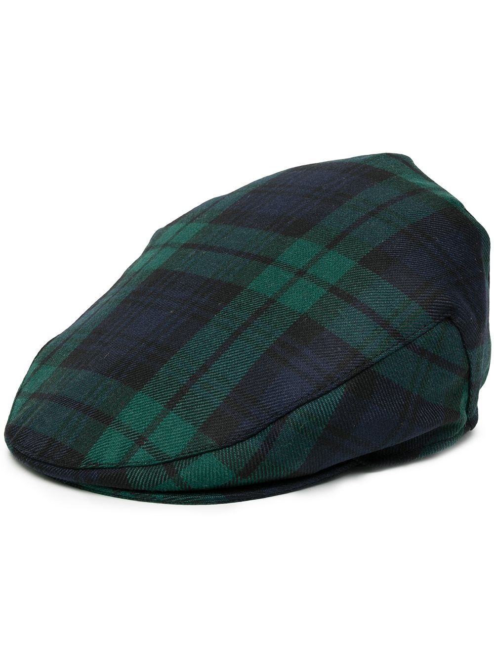 checked beret  - 1