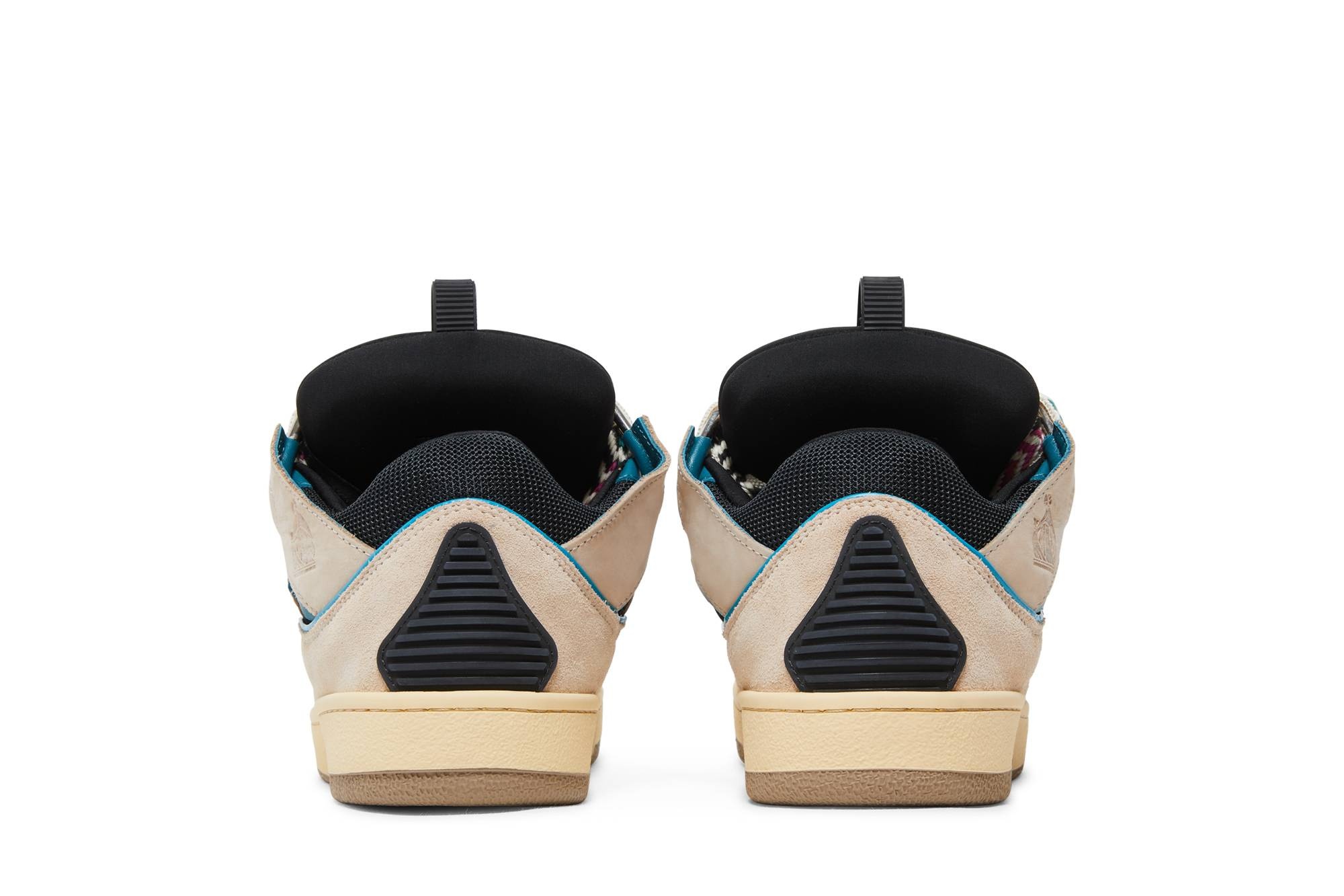 Lanvin Curb Sneaker 'Ecru Black' - 6
