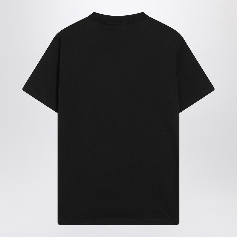 Prada Black T-Shirt With Triangle Logo Women - 2