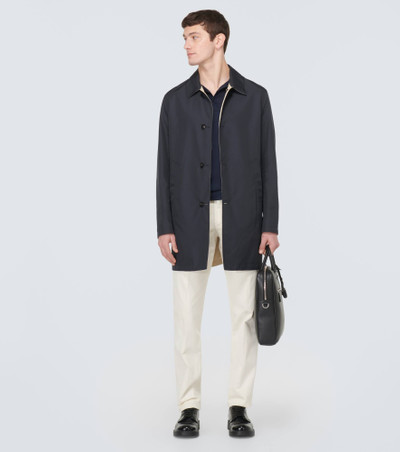 Canali Reversible trench coat outlook