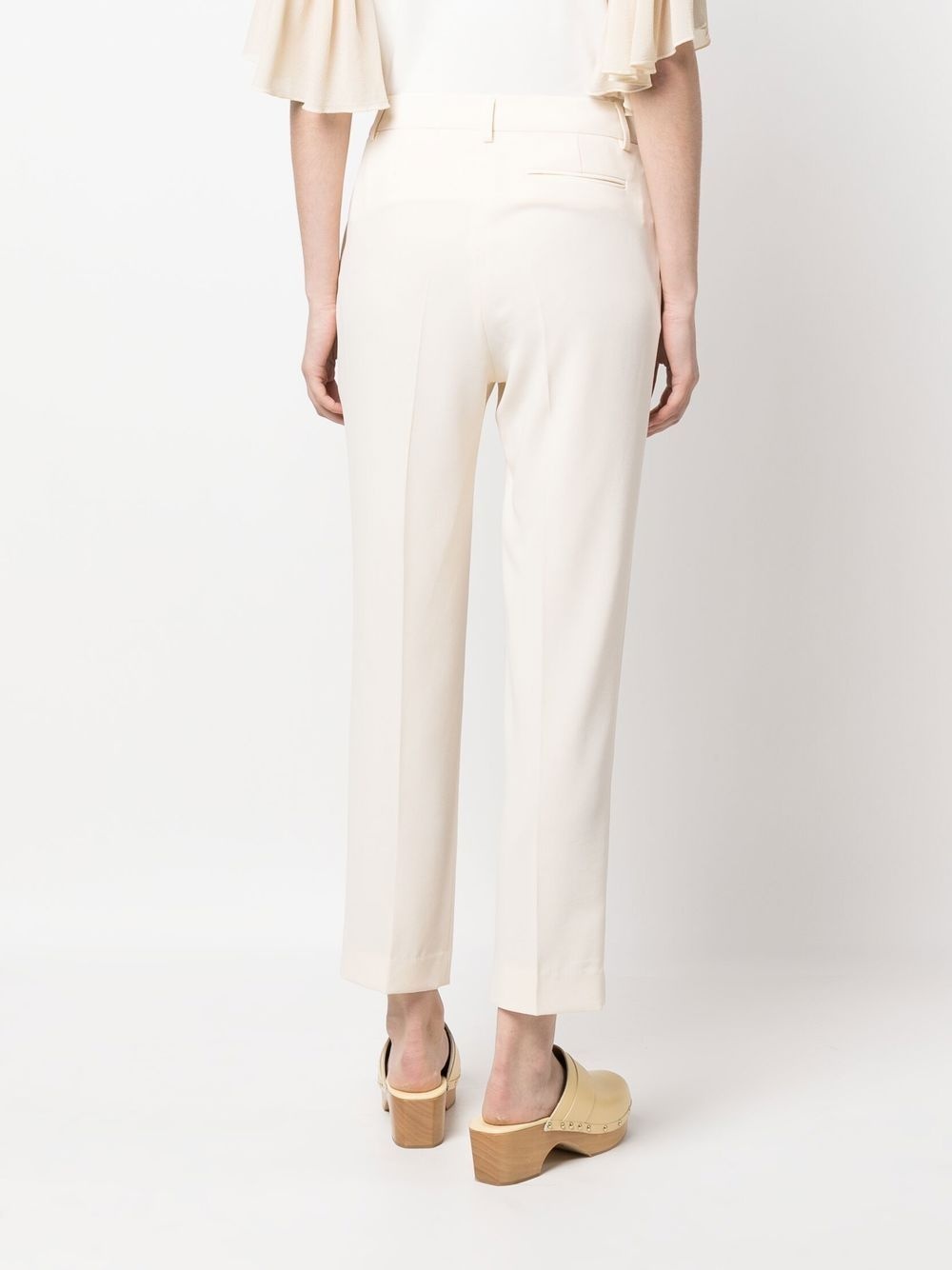 tailored tapered-leg trousers - 4
