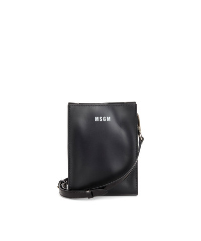MSGM Mini tote bag with micro-logo outlook