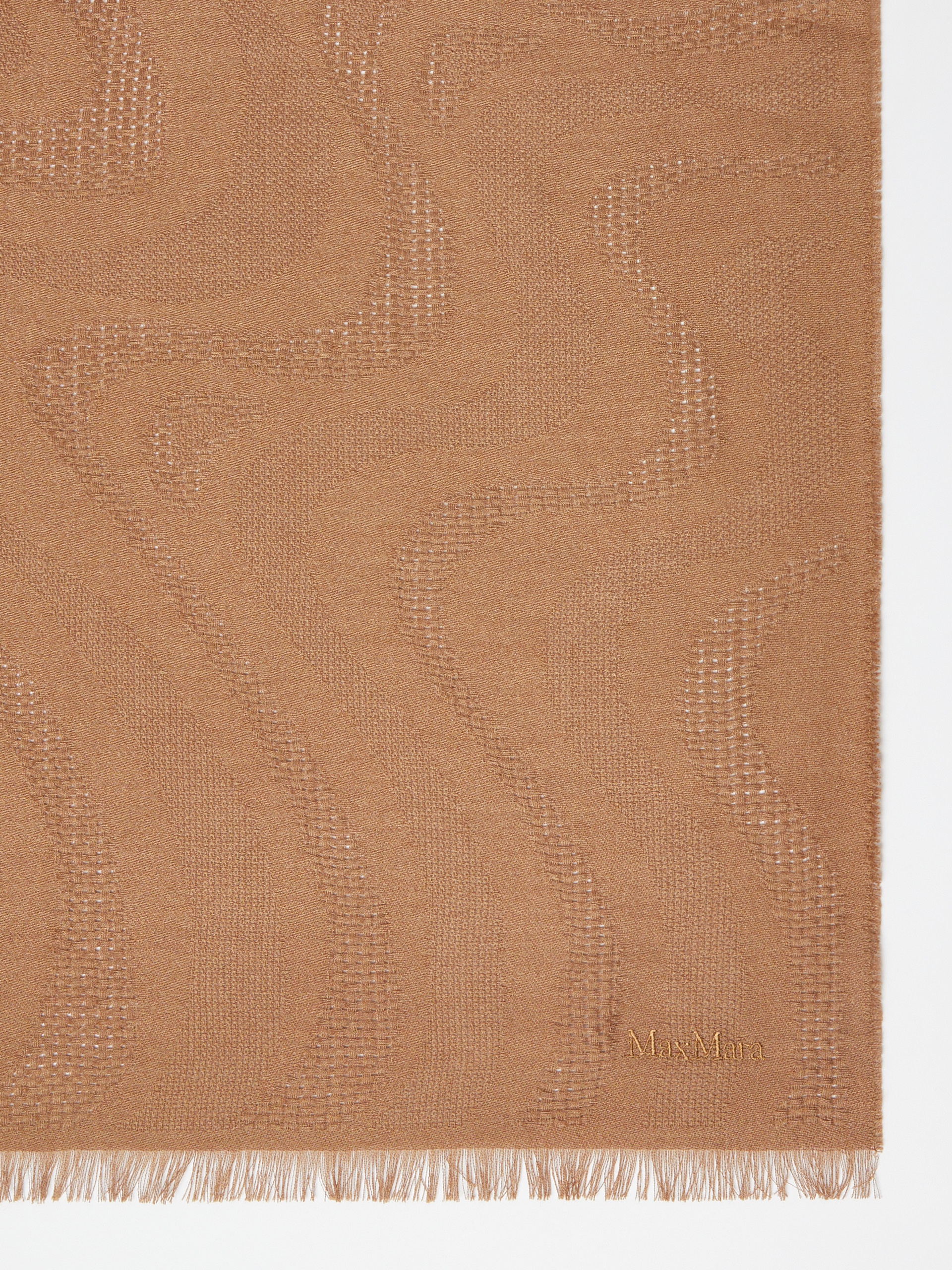 PIRANIA Alpaca and silk stole - 2