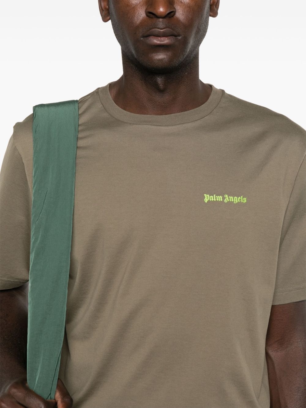 embroidered-logo cotton T-shirt - 5