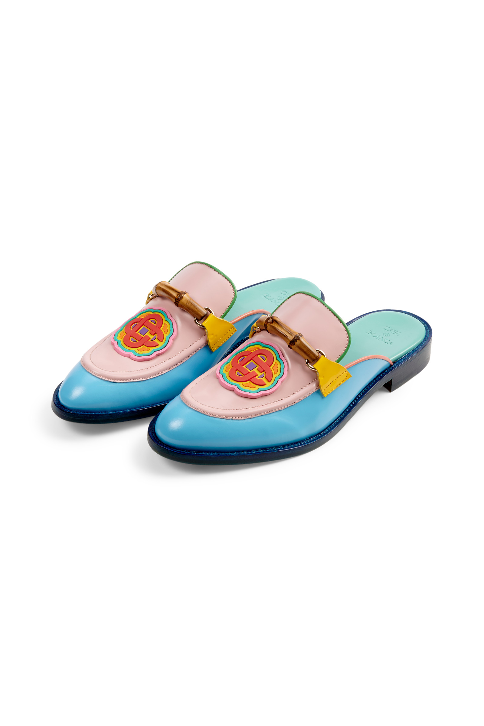 Rainbow Monogram Memphis Mule - 2