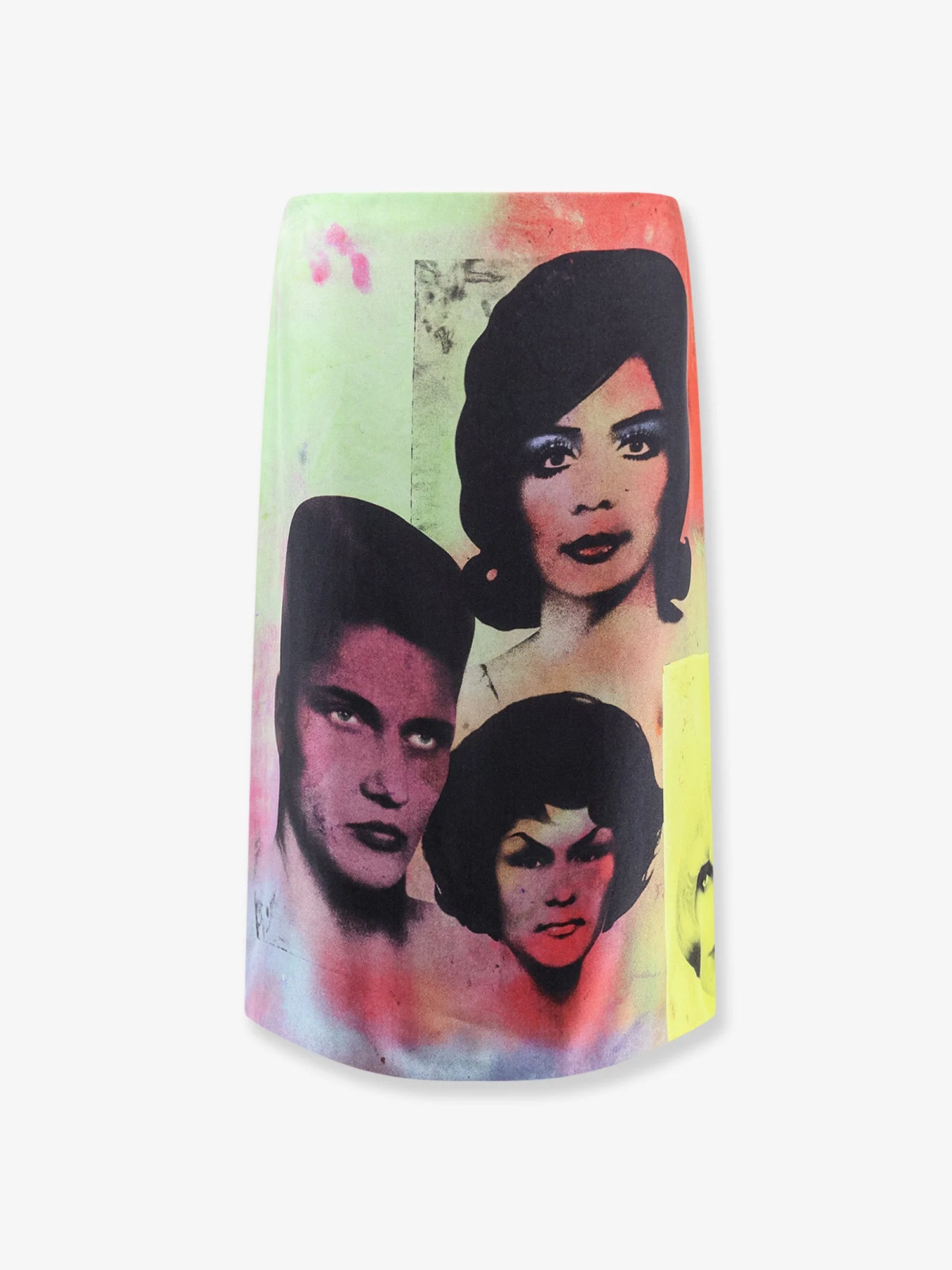 Printed Silk Twill Midi Skirt - 1