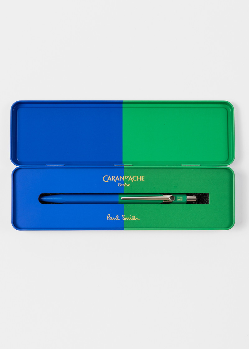Paul Smith Caran d'Ache + Paul Smith - 849 Blue & Green Ballpoint Pen outlook