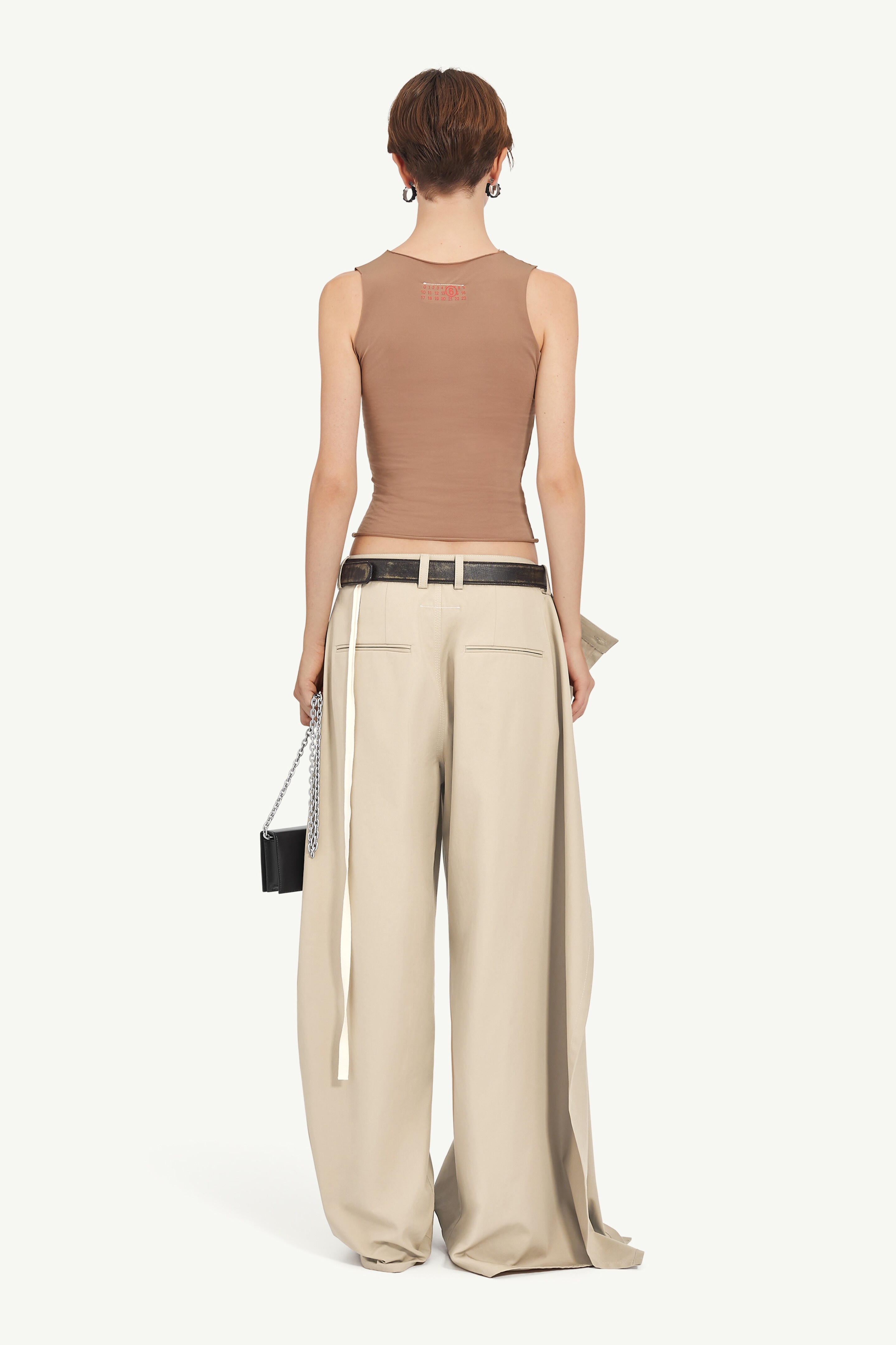 Cotton Gabardine Trousers - 4