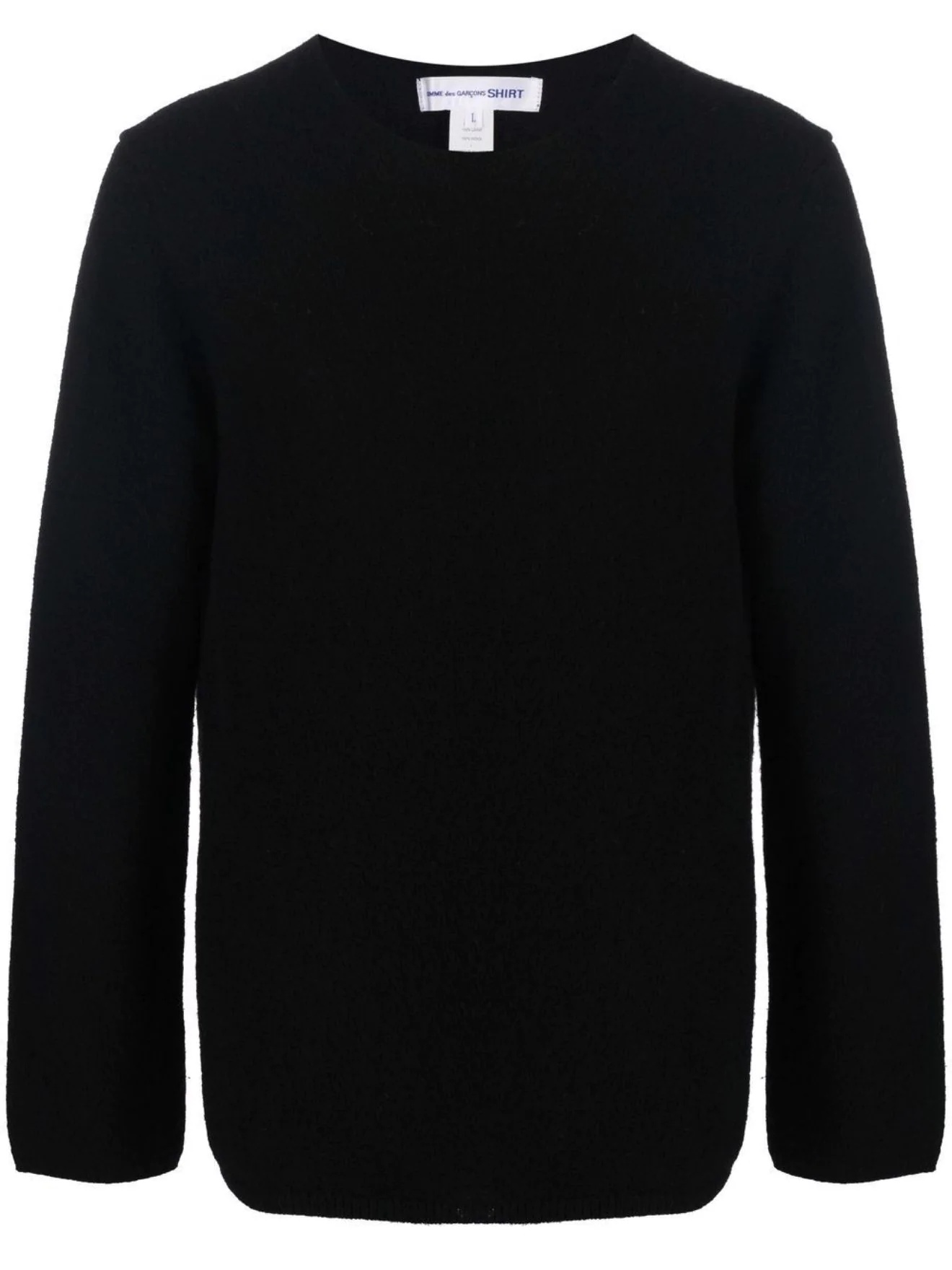 crew-neck wool jumper - 1