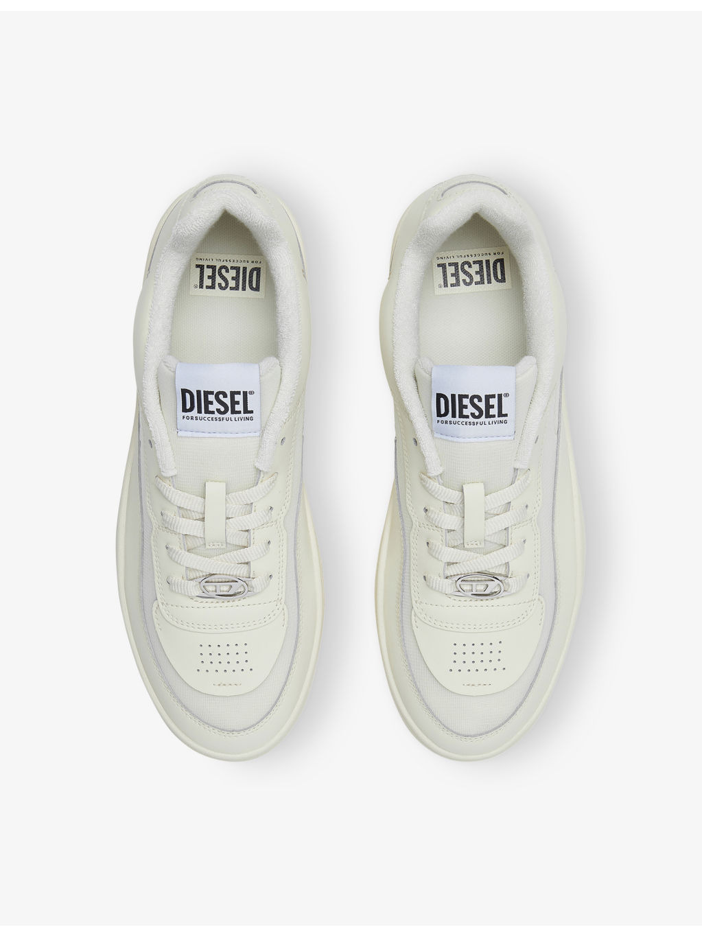 Oval Skate Leather And Fabric Low-Top Trainers - 2