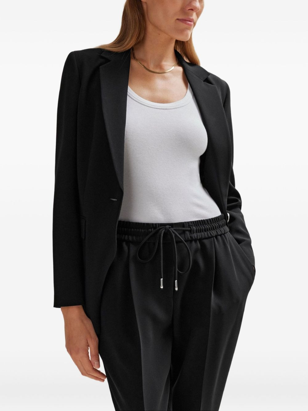 single-button notched-lapel jacket - 3