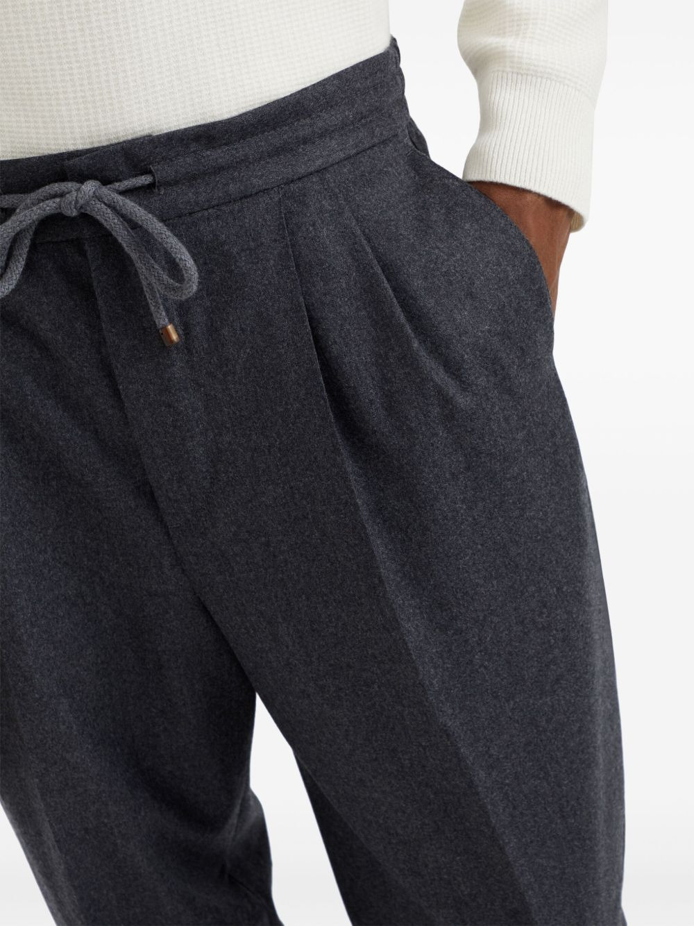 Brunello Cucinelli Trousers Grey - 3